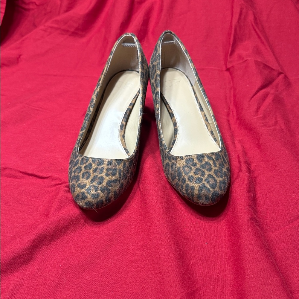 JustFab Leopard Print Heels